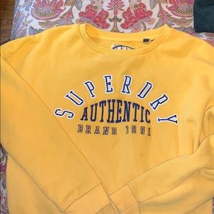 Yellow Superdry pullover